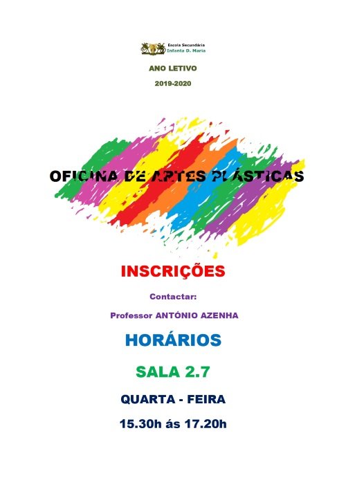 CARTAZ OF ARTES PLASTICAS 19 20 page 0001