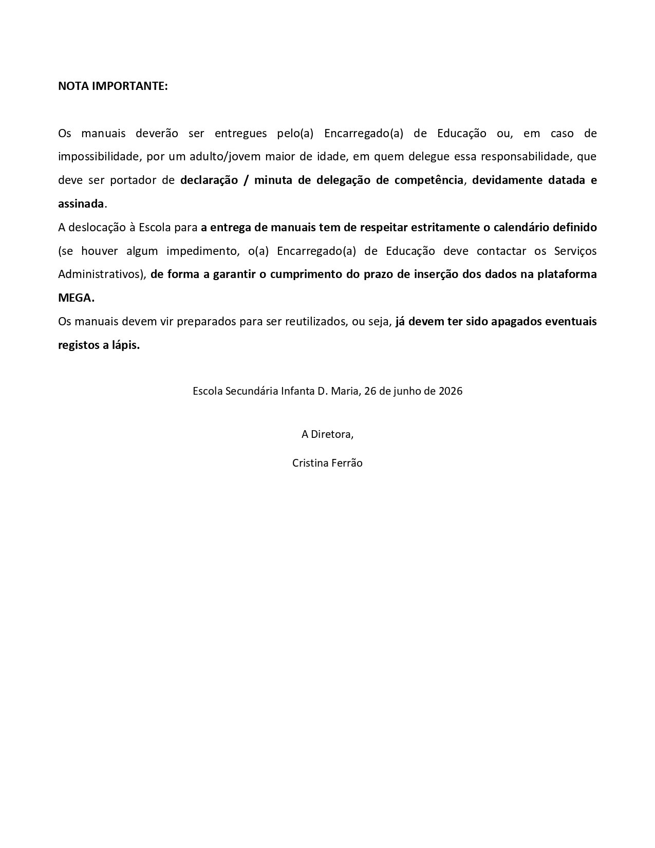 Calendário entrega manuais 2025 2026 Página ESIDM page 0003