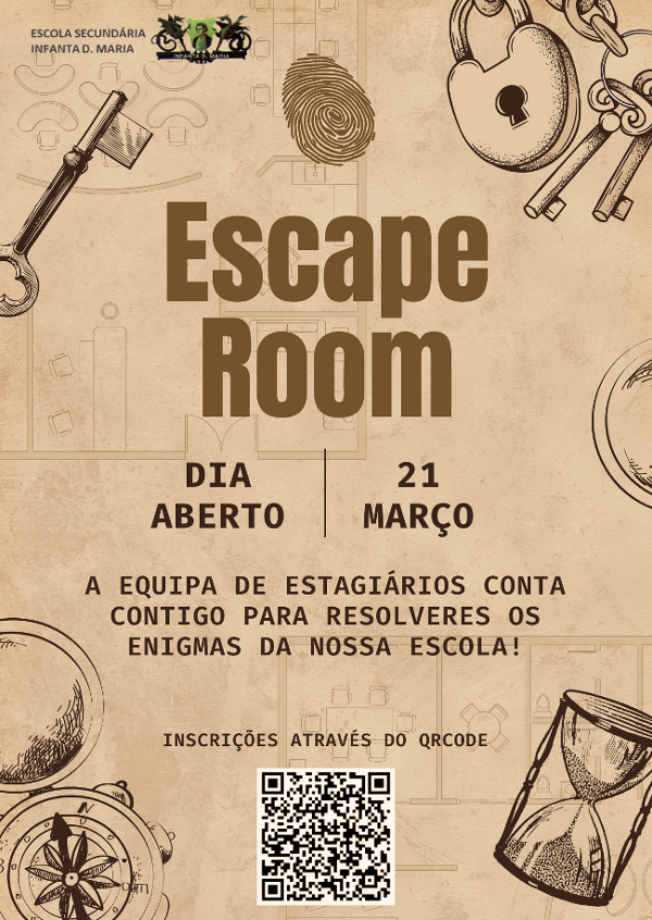 Convite Virtual Escape Room